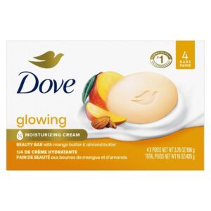 صابون داو Dove مدل Glowing با رایحه انبه و کره بادام