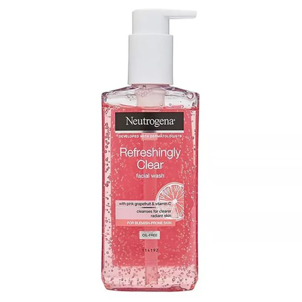 ژل شوینده صورت مدل Clear & Radiant نوتروژینا