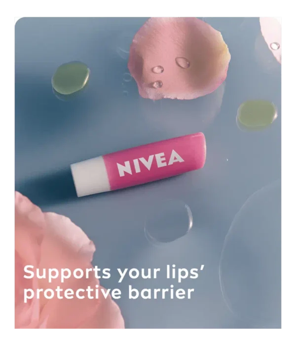 Nivea Soft Rose Lip Balm 4.8g Moisturizing Lip Care with a Subtle Floral Touch
