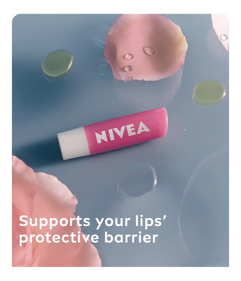 Nivea Soft Rose Lip Balm 4.8g Moisturizing Lip Care with a Subtle Floral Touch