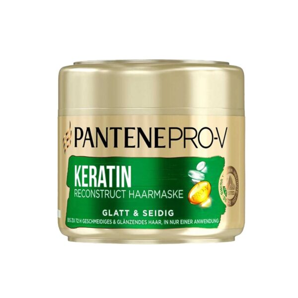 ماسک کراتینه و بازسازی کننده مو پنتن Pantene مدل Glatt & Seidig