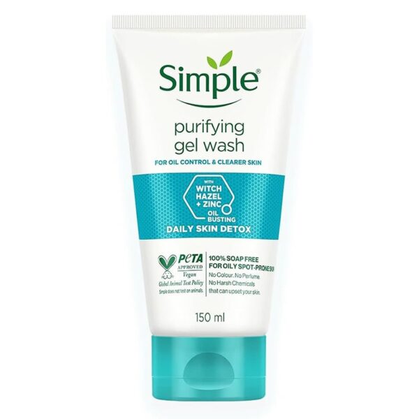 ژل شستشوی صورت سیمپل Simple مدل Purifying