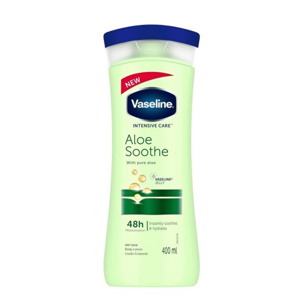 لوسیون بدن وازلین Vaseline حاوی عصاره گیاه آلوئه ورا