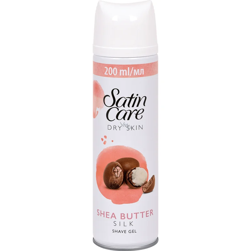 ژل اصلاح زنانه ژیلت سری Satin Care مدل پوست‌های حساس - 200 میلی‌لیتر