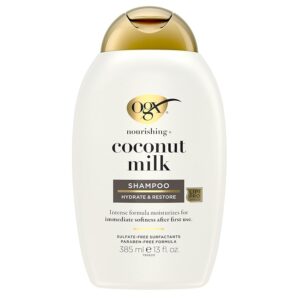OGX Nourishing + Coconut Milk Moisturizing Shampoo, Hydrating