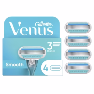 تیغ یدک ژیلت ونوس مدل SMOOTH بسته 4 عددی