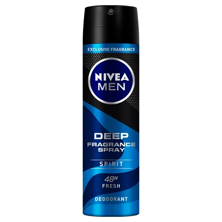 اسپری ضدتعریق نیوآ مردانه مدل Deep Fragranc Spirit حجم ۱۵۰ میل