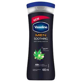 لوسیون بدن وازلین مدل Men Soothing