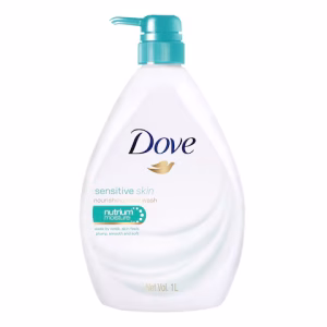 شامپو بدن داو پمپی مدل Sensitive Skin حجم 550 میل