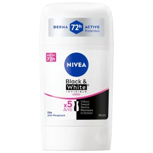 مام صابونی زنانه نیوا Nivea Black & White Clear حجم 50 میلی لیتر