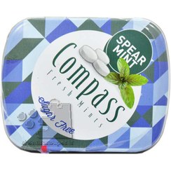 قرص خوشبوکننده دهان کامپس compass مدل نعناع اسپیرمنت Spearmint