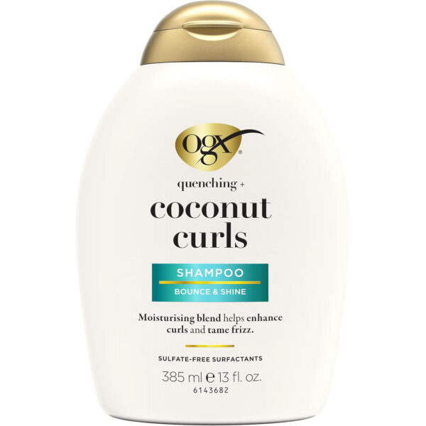 Ogx Quenching + Coconut Curls Shampoo For Curly Hair 385mL