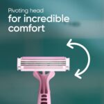 Gillette Simply Venus 3 Women's Dispozable Razor, 4 Count