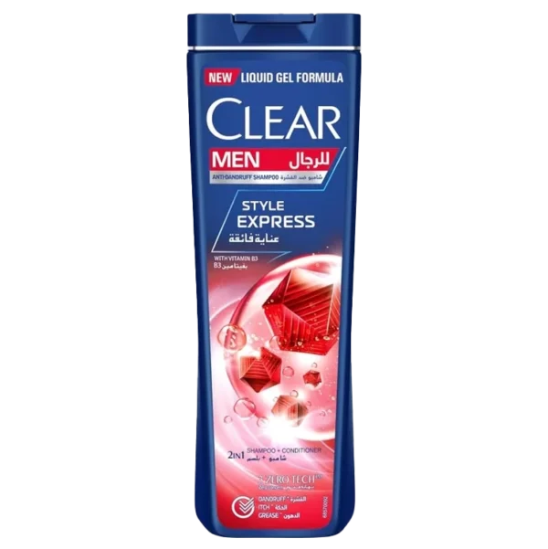 Clear Men Anti-Dandruff Shampoo Style Express 2In1