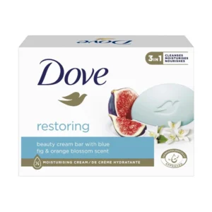 DOVE RESTORING BEAUTY CREAM BAR WITH BLU FIG & ORANGE BLOSSM SCENT