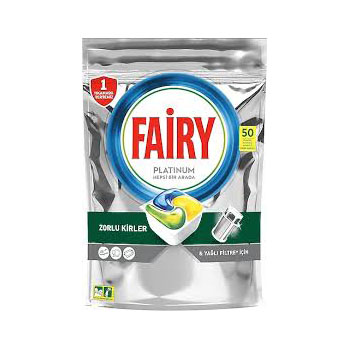 Fairy Platinum Dishwasher Tablets - 50 Tablets