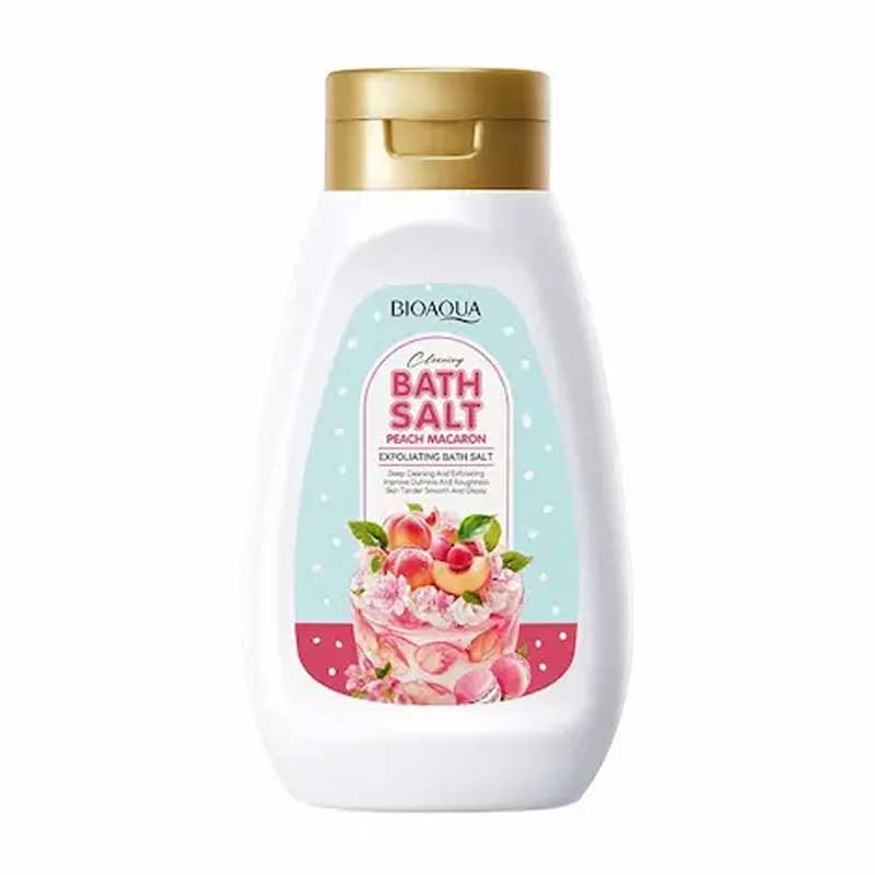 نمک بدن بیوآکوا Bioaqua رایحه ماکارون هلو Peach Macaron